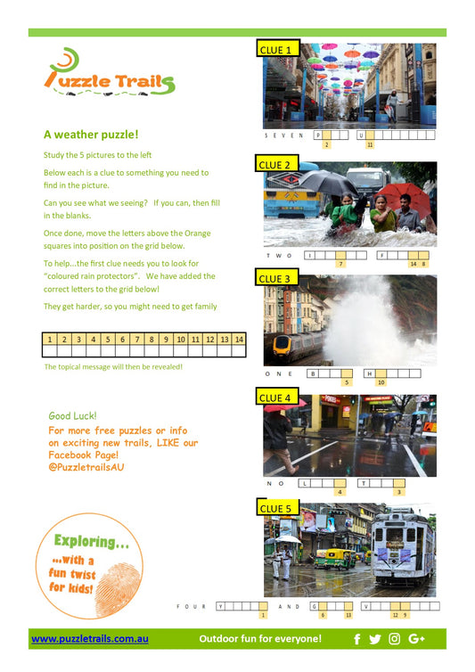 A FREE weather puzzle