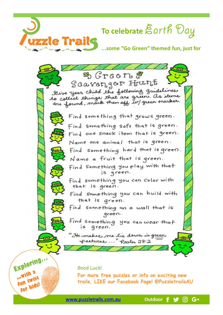 Here's a little "Go Green" fun this Earth Day!